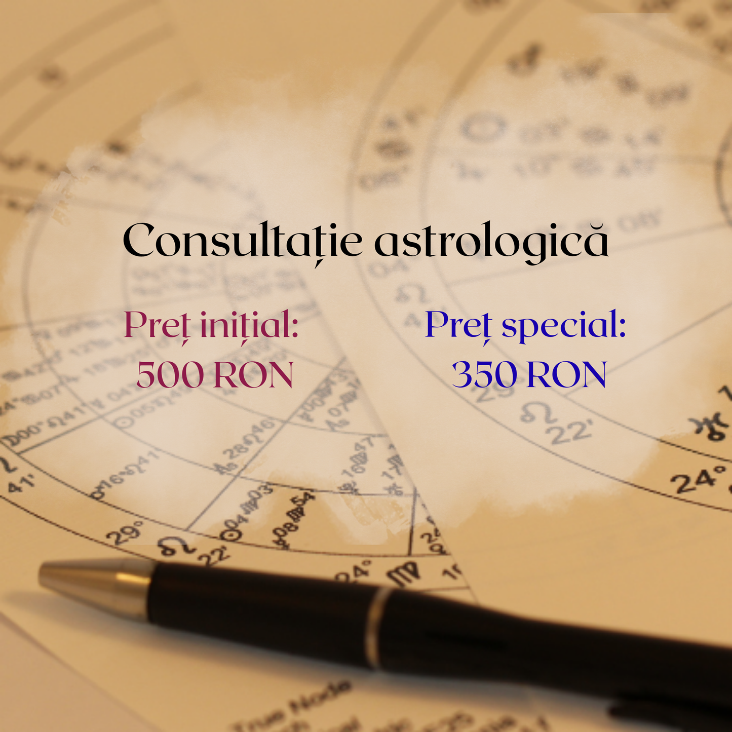 Consultație astrologică (30% reducere)