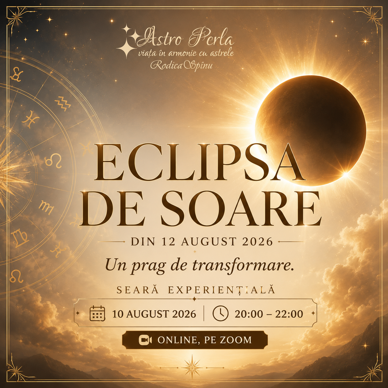 Eclipsa de Soare din 12 august - ca prag de transformare
