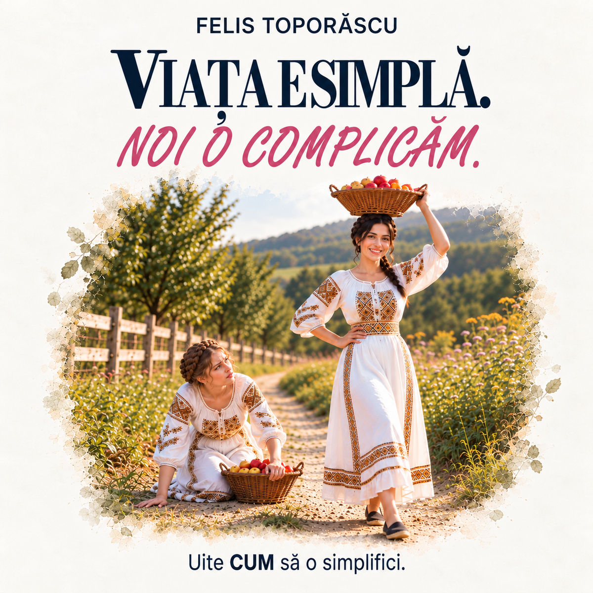 "Viața e simplă. Noi o complicăm." de Felis Toporăscu